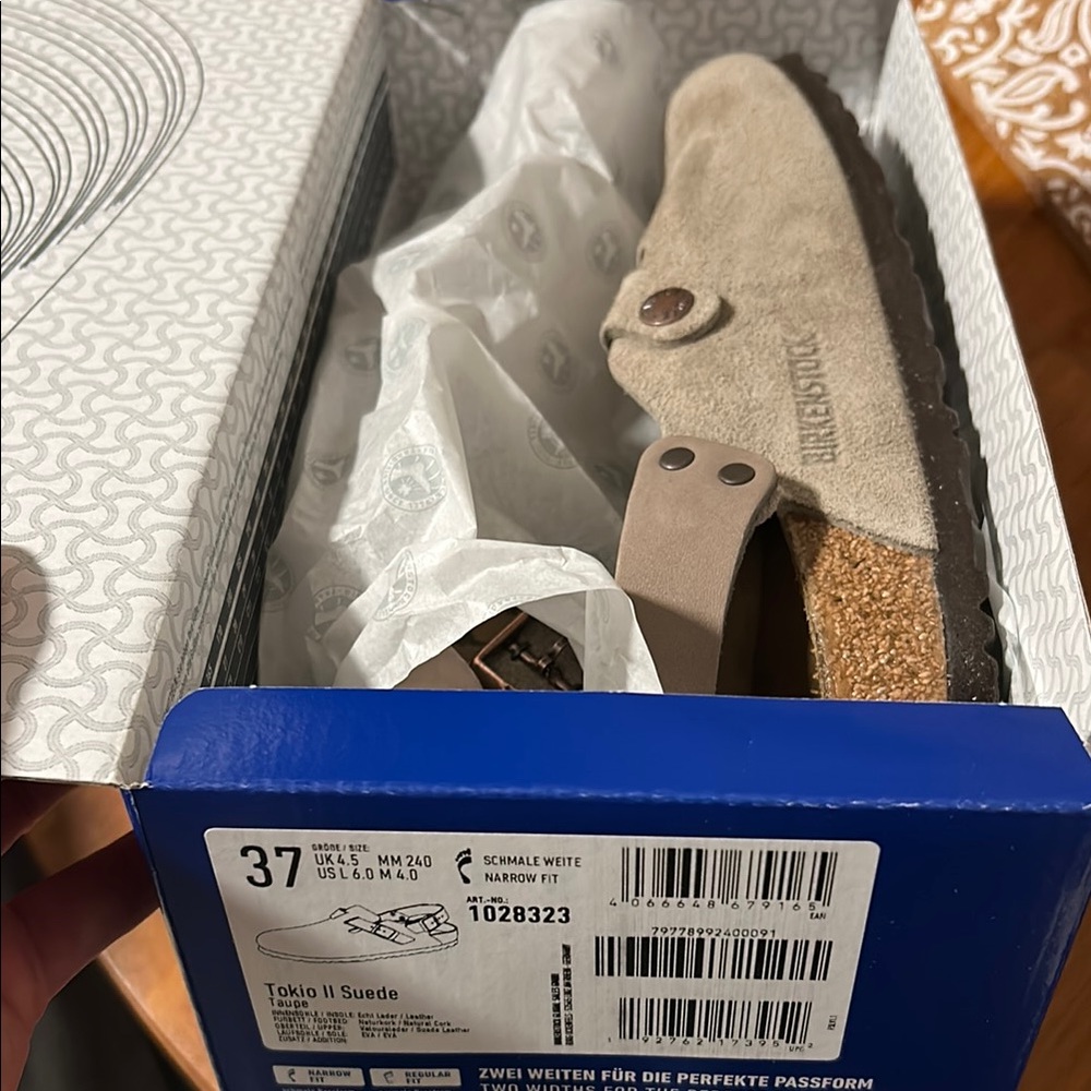 Birkenstock Tokio Suede NARROW BNIB